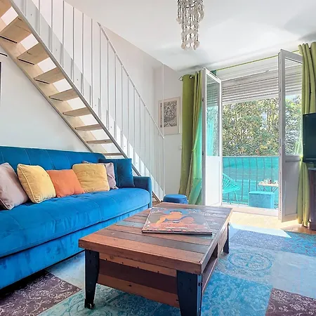 Duplex évasion Shanti - à 3 Min Du Métro *